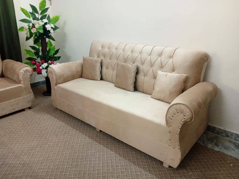 5 seater sofa | sofas / sofa set / velvet sofa /  sofa cum bed 10