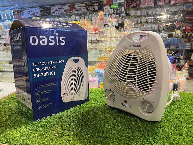 Electric Fan Heater 2 Speed 1000W & 2000W with Thermostat Best Quality 0