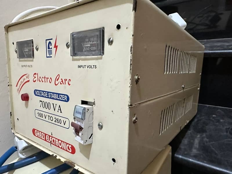 electro care stablizer 7000 Va 0