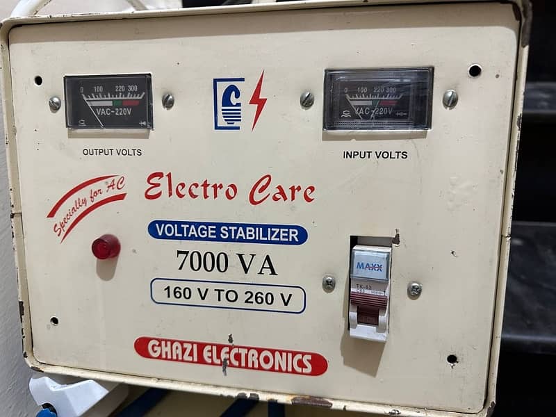 electro care stablizer 7000 Va 1