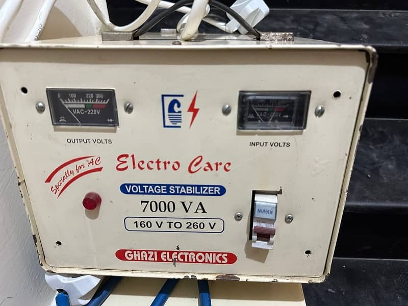 electro care stablizer 7000 Va 2