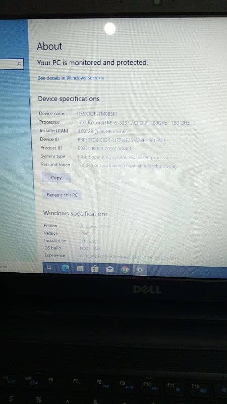 Dell laptop core i5 8