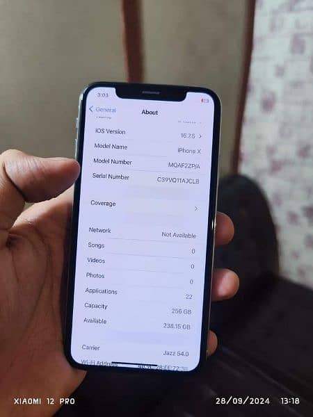 iphone x 256 GB PTA approved 1