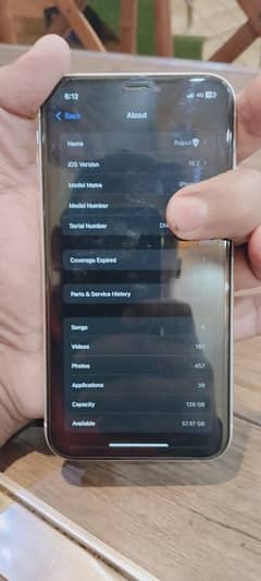 I Phone xr PTA proved 128 GB Withe BOX