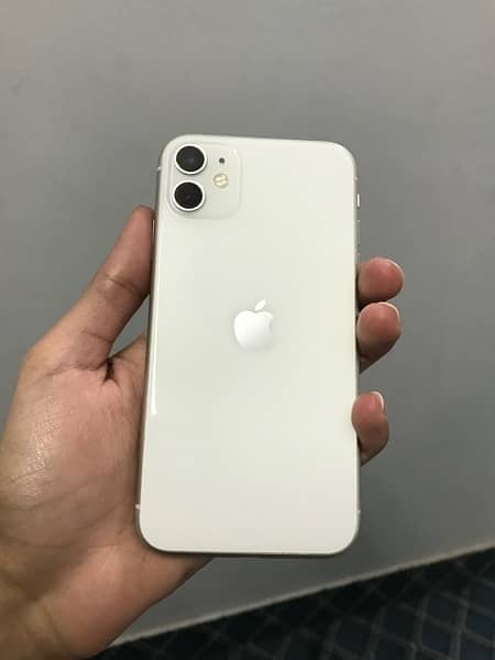 iPhone 11 64gb Non PTA White Color Good Condition 7