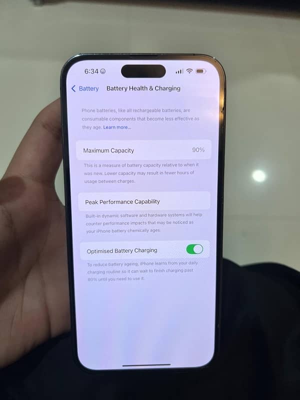 IPHONE 14PM PTA APPROVED 90% WITH BOX 5