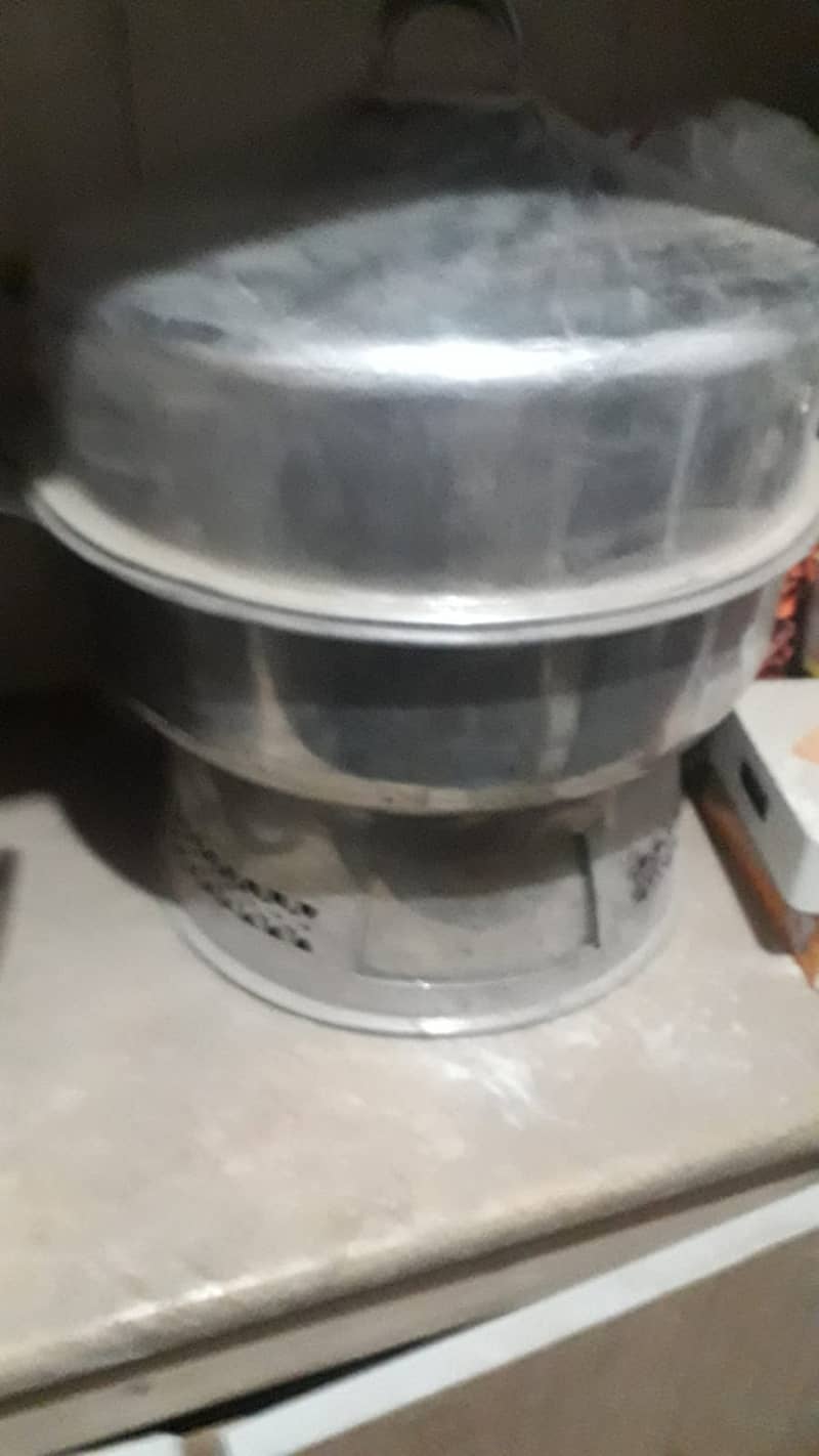 3 PIECES CATERING STAINLESS STEEL POTS FOR SALE 0