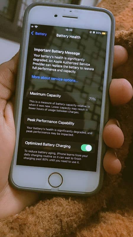 IPHONE 7 32gb JV Battery Health 71 2