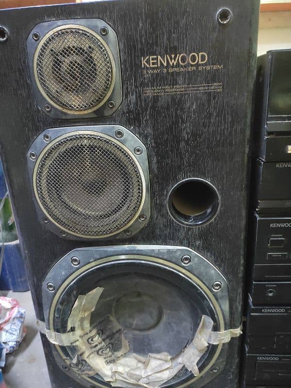 kenwood speaker +amp 3