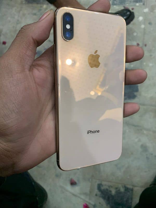 iphone xs max Gold Color non pta All ok Battery health 79 water pack 0