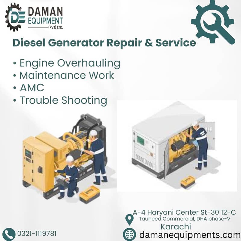 Diesel Genset Repairing and services 0