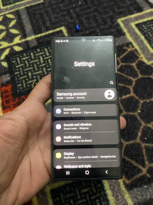 samsung note 10 plus with full packing 0