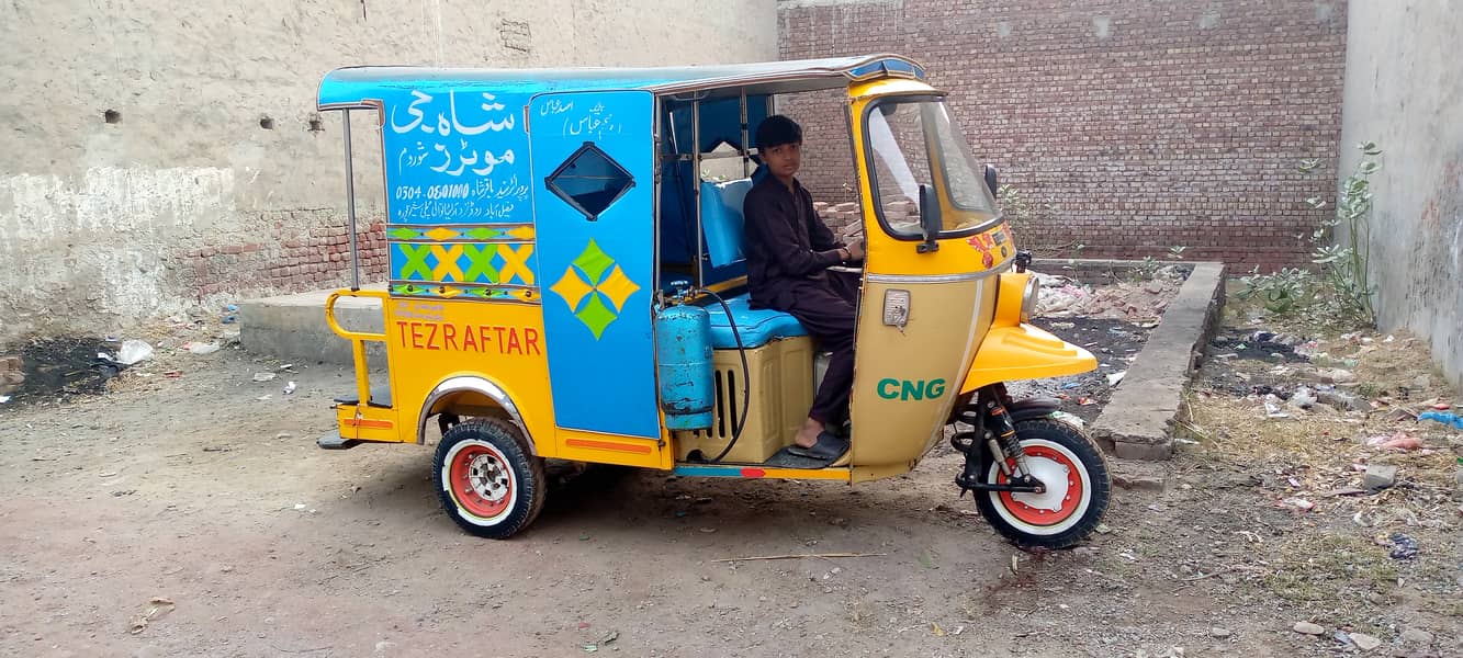 CNG Tez Raftar Auto Rikshaw 3