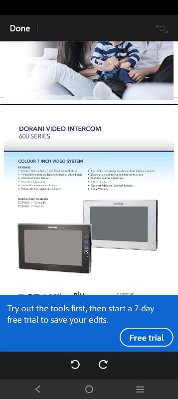 7 inch Screen for video display 6