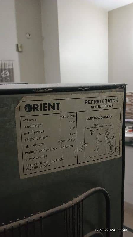 Orient Refrigerator 8