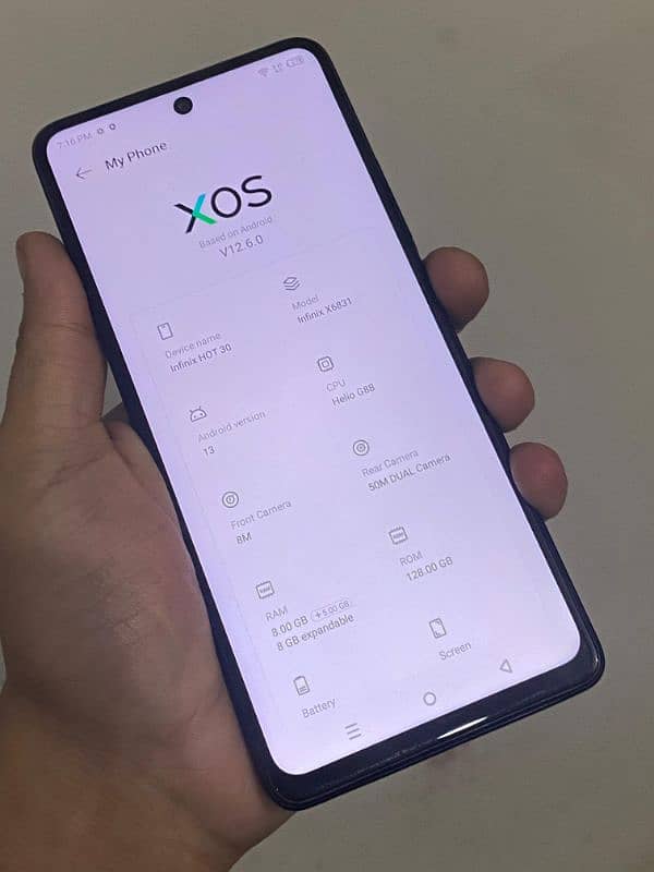 infinix hot 30 8+8/128 5