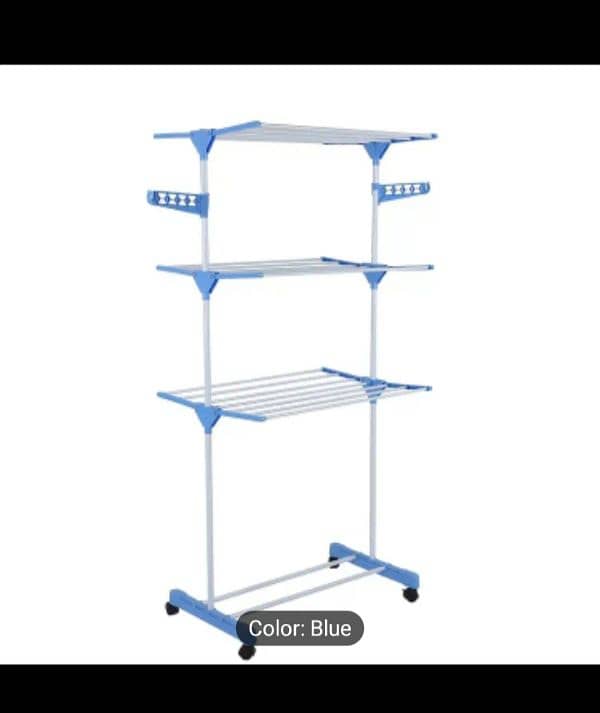 cloth drying stand with wheels 0