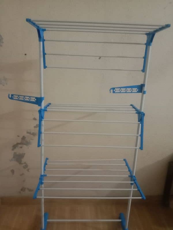 cloth drying stand with wheels 2