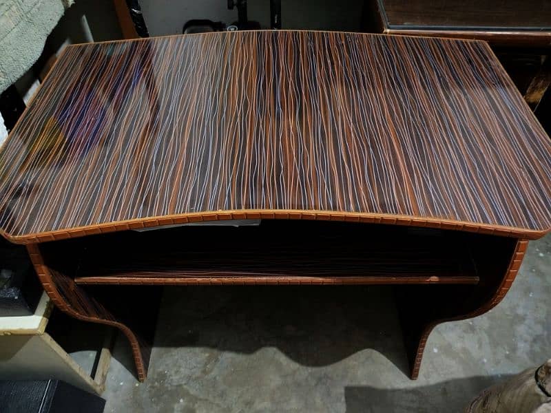 Lasani Wood Study Table, Work Table, Reception table 1