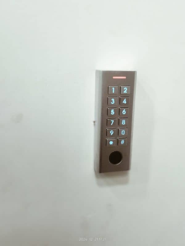 biometric thumb attendance machine with door lock access control 13