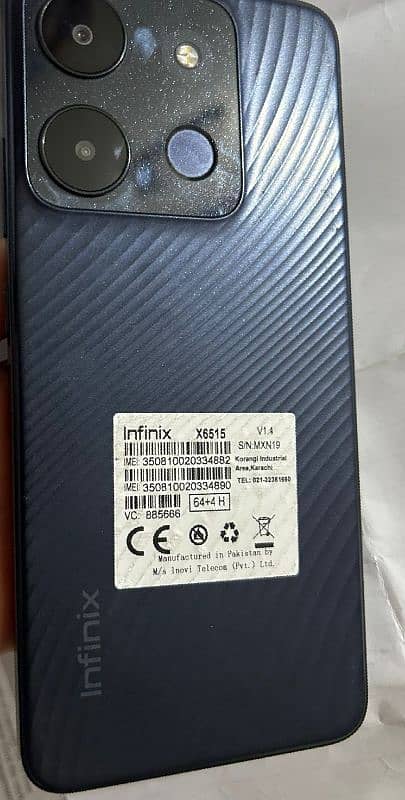 infinix smart 7 100%original no open repair woth original charger box. 2