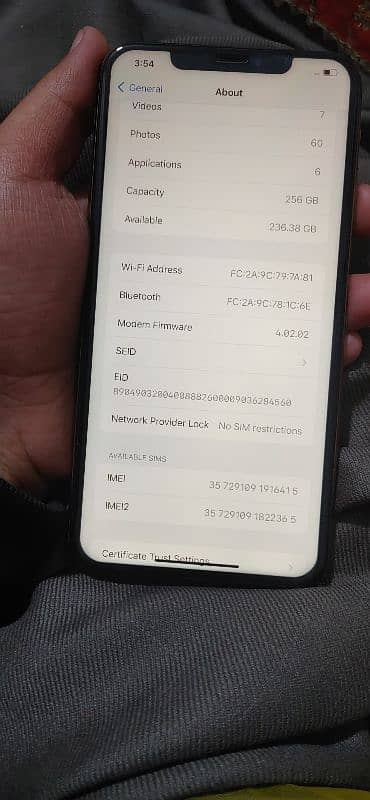 iphone xs max 256 gb nonpta 6