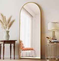 Full Length Arch Mirror with Stand