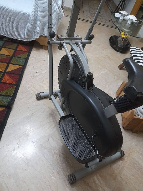 Elliptical Air bike Exercise Cycle Gym Fitness Treadmill Machine 1