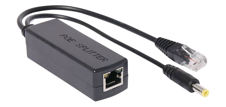 PoE Splitter Cable with DC 12V Output --- Single Port 10/100M 0