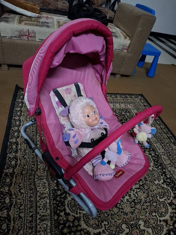 Juniors Pink Baby Rocker- Excellent Condition 3