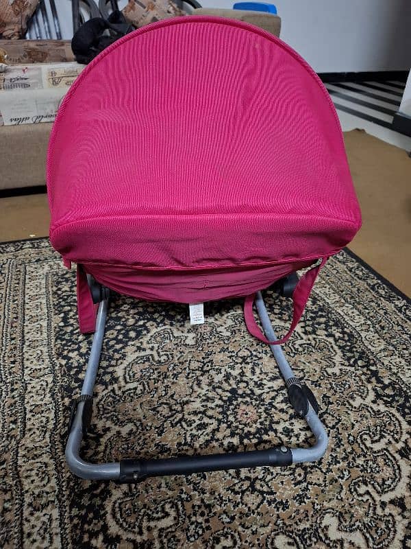 Juniors Pink Baby Rocker- Excellent Condition 5