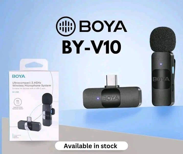 Boya V10 Microphone | Type c microphone 1