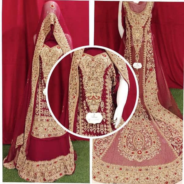 Entire zari work lahangas, suits, etc stock 0