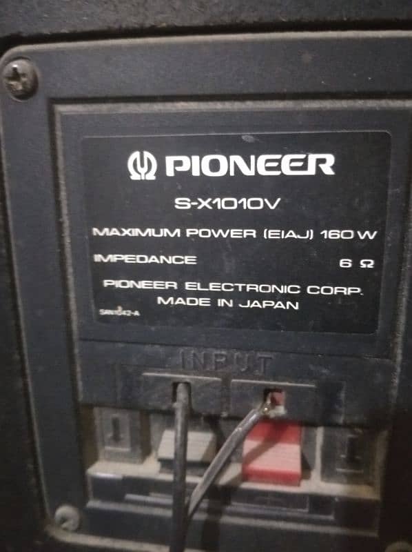 pioneer sx1010v speakers, 1