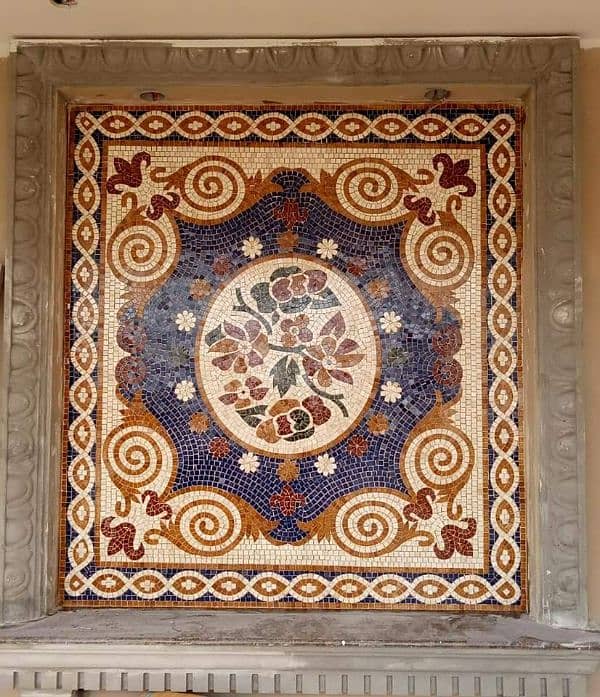 marble mosaic hand work 7