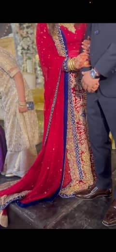 Red Bridal dress barat ( brand- Ali Nawaz)