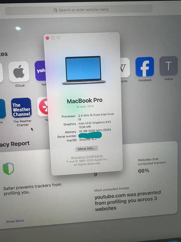 macbook pro 2019 i9 32/512 8 cores with 4 gb dedicated graphic card 3