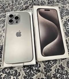 IPHONE 15 pro max 4 month sime time  512gb JV NON PTA