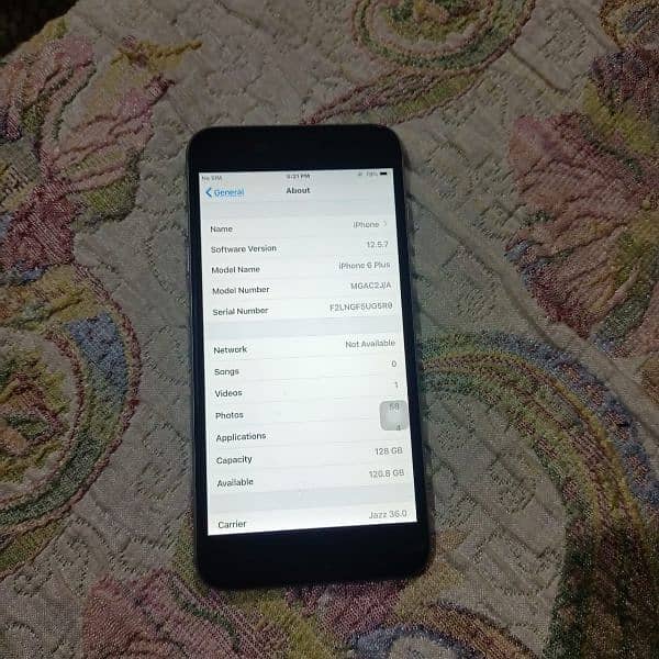 iphone 6plus All ok 128 gb memory battery timing is outclass 3