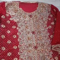 bridal red lehnga