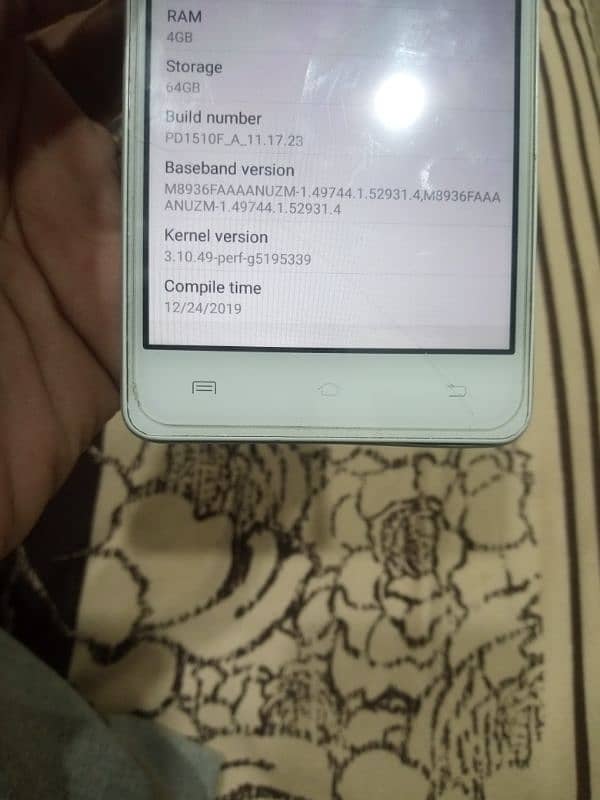 Vivo y51A 4/64 all okay dual sim PTA approved in good condition 6