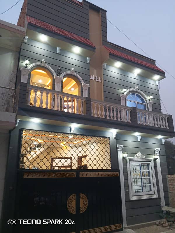 Al majeed paradise Rafi qamar road New brand Spanish 3.50 marly triple story house for sale 0