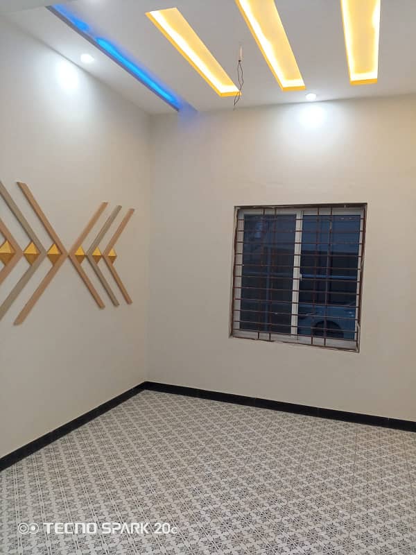 Al majeed paradise Rafi qamar road New brand Spanish 3.50 marly triple story house for sale 4