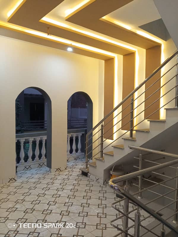 Al majeed paradise Rafi qamar road New brand Spanish 3.50 marly triple story house for sale 7