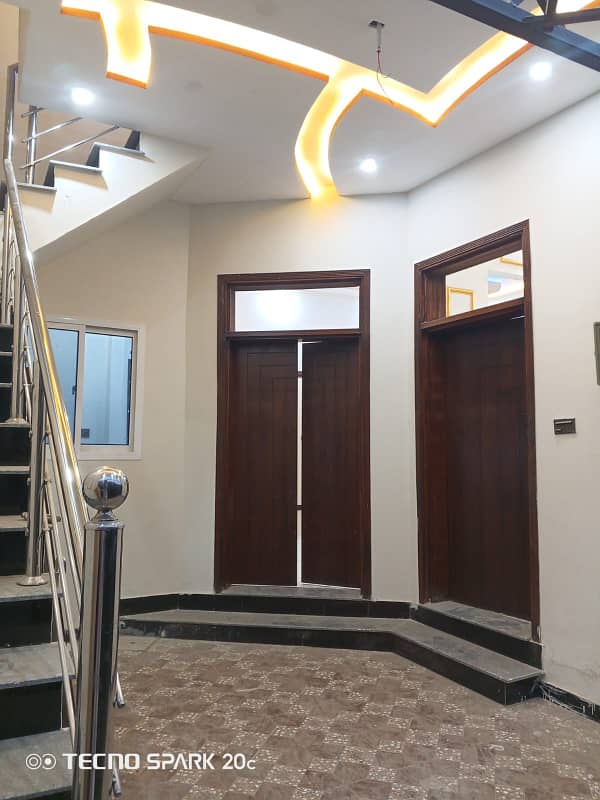 Al majeed paradise Rafi qamar road New brand Spanish 3.50 marly triple story house for sale 9