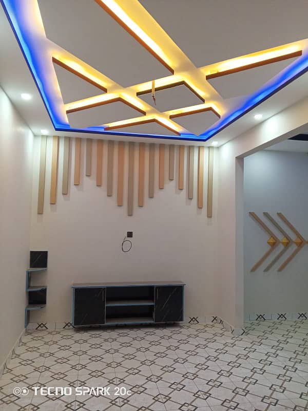 Al majeed paradise Rafi qamar road New brand Spanish 3.50 marly triple story house for sale 13