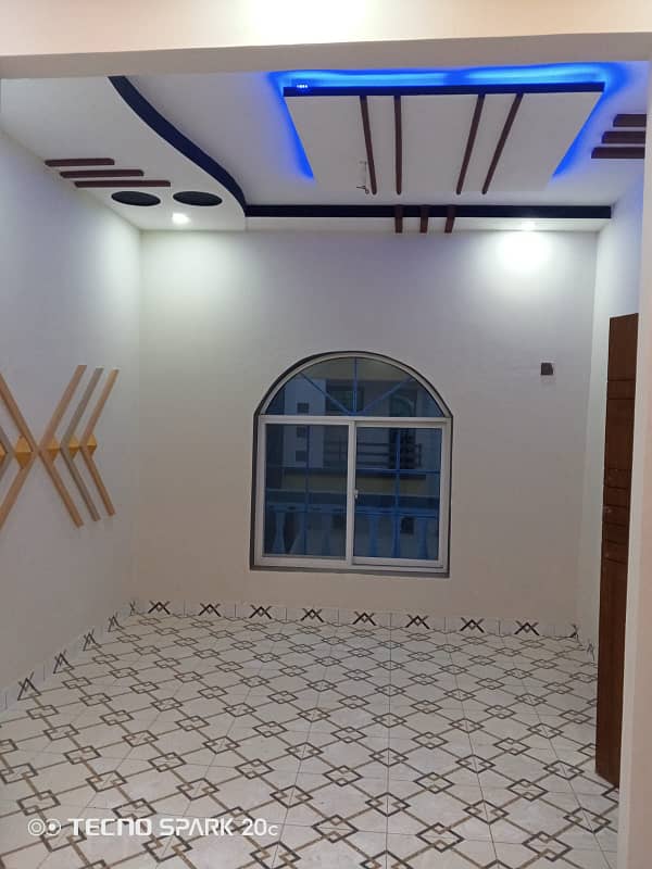 Al majeed paradise Rafi qamar road New brand Spanish 3.50 marly triple story house for sale 16