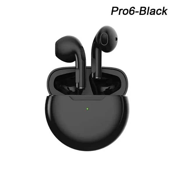 TWS Pro6 Wireless Bluetooth Headset  Noise Cancelling Earbuds 0