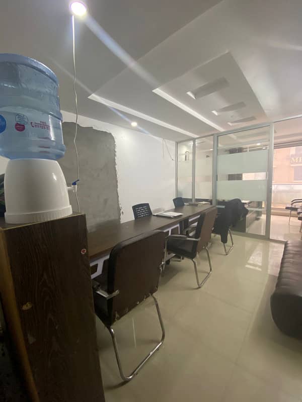 300 Sq/Ft Fully FURNISHED OFFICE Available For RENT In Bahria Town Phase 8 C Junction RWP 0