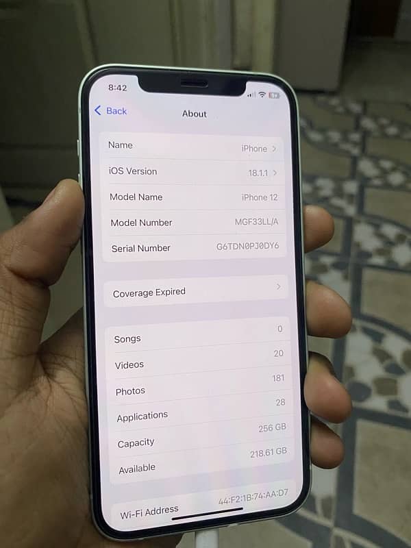 iphone 12 256 gb 2 month sim time Dubai sa aj aya ha 2